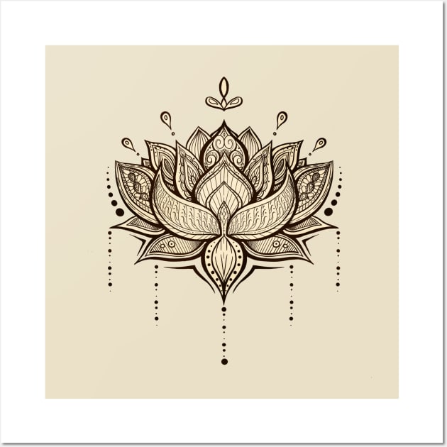 Lotus Wall Art by MCAshe spiritual art 